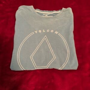 Dull green Volcom short sleeve (Youth Large)